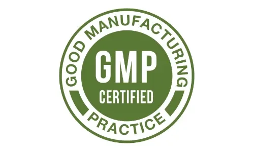 GMP Certified badge – Hormovance quality tested manufacturing